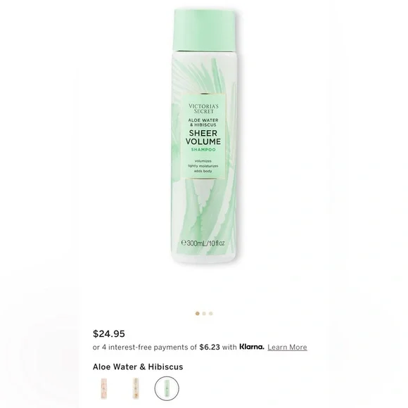 Victoria's Secret | Bath & Body | Victoria Secret Aloe Water Hibiscus Sheer  Volume Shampoo Bnib | Poshmark